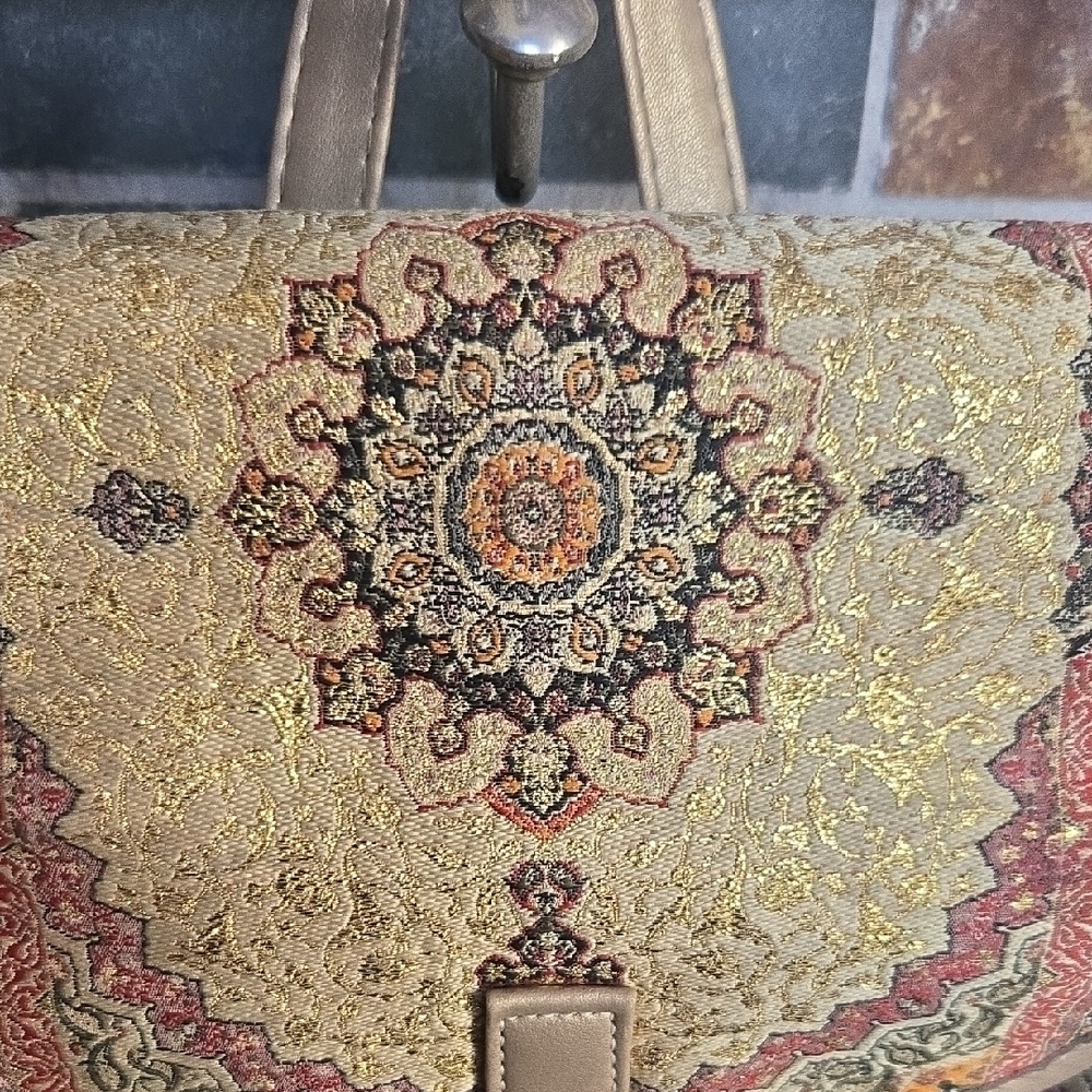 Bohemian Patterned Backpack - Picture 2 of 6
